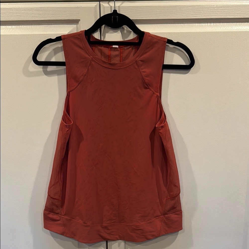 Lululemon Athletica Relaxed Red Sleeveless Tank Top
